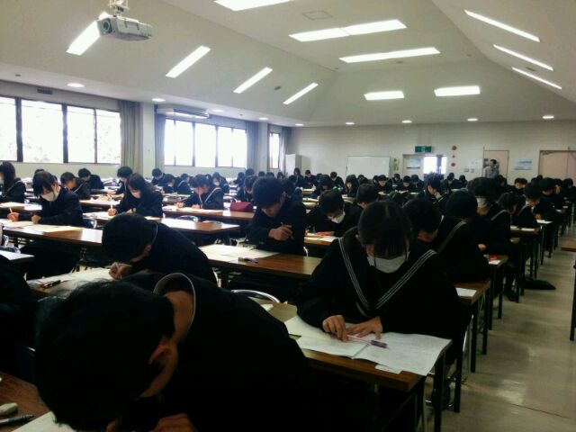 私立オープン模試　実施しました