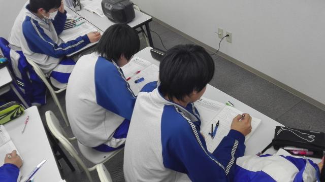 後期試験まで7日を切りました。