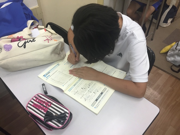 雨にも負けずテスト勉強