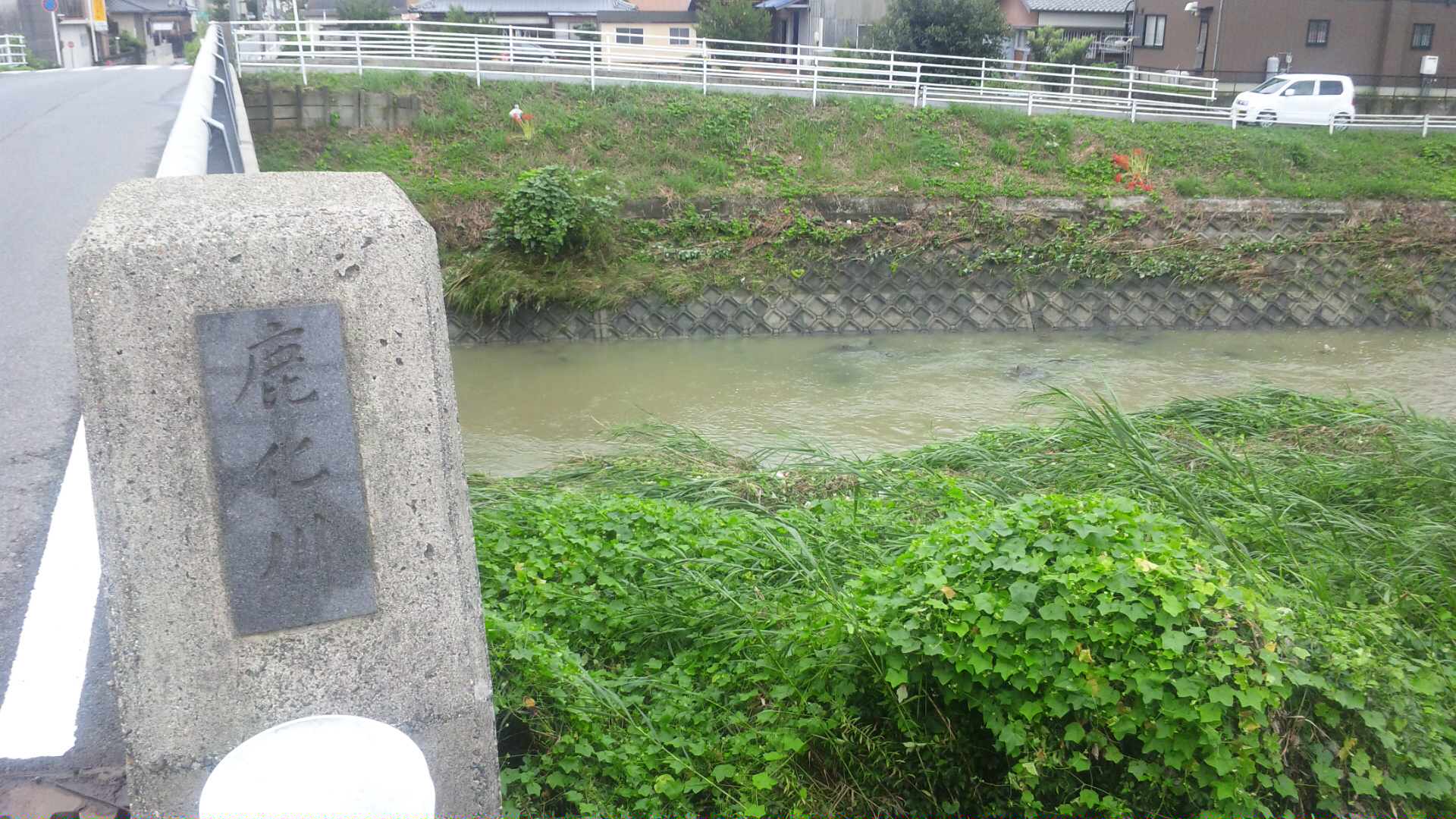 台風１６号通過