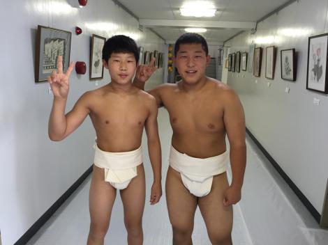塾生、土俵で活躍！