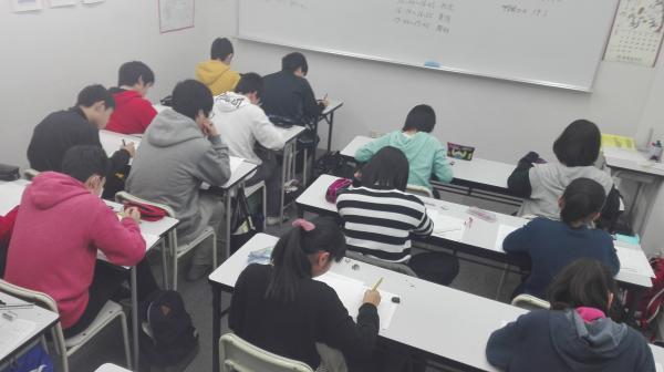 今日は志望校判定模試