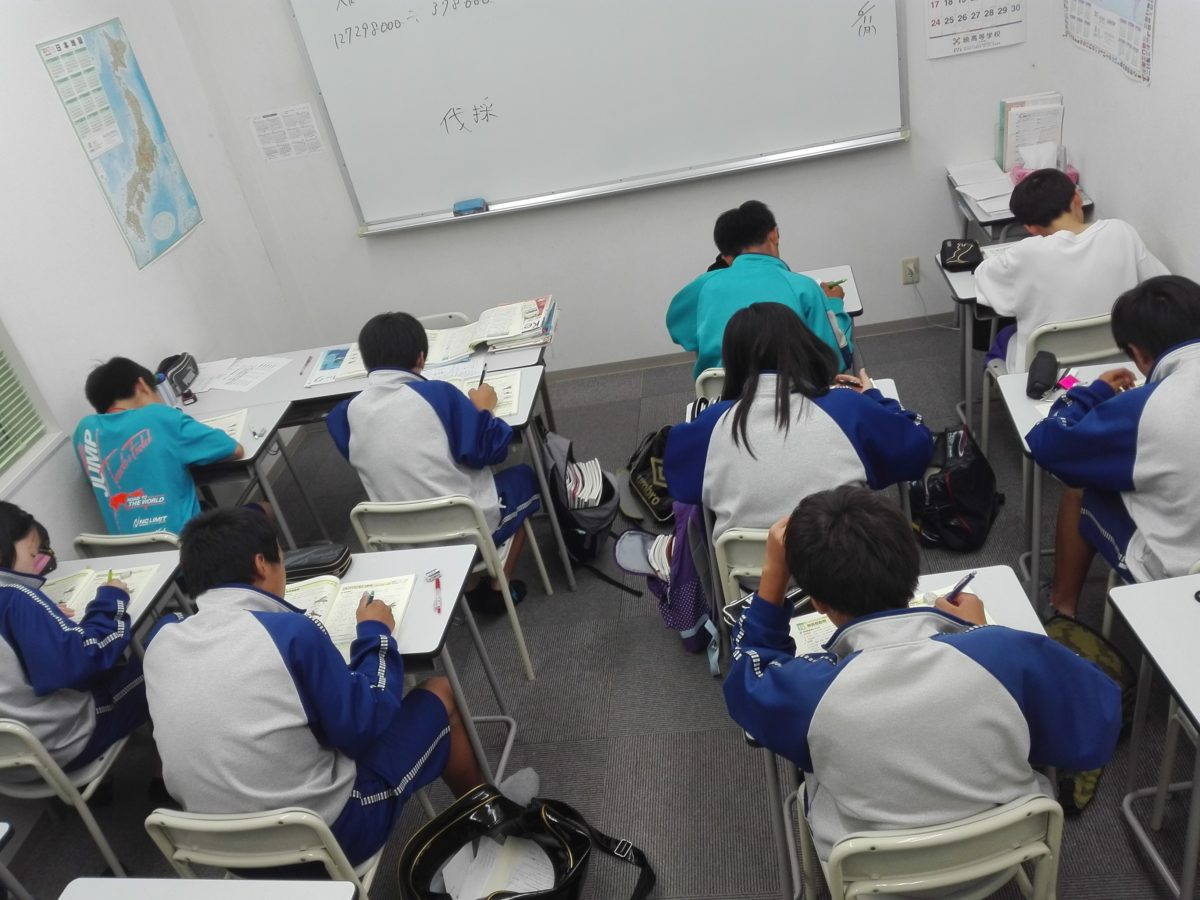 来週は期末テスト発表