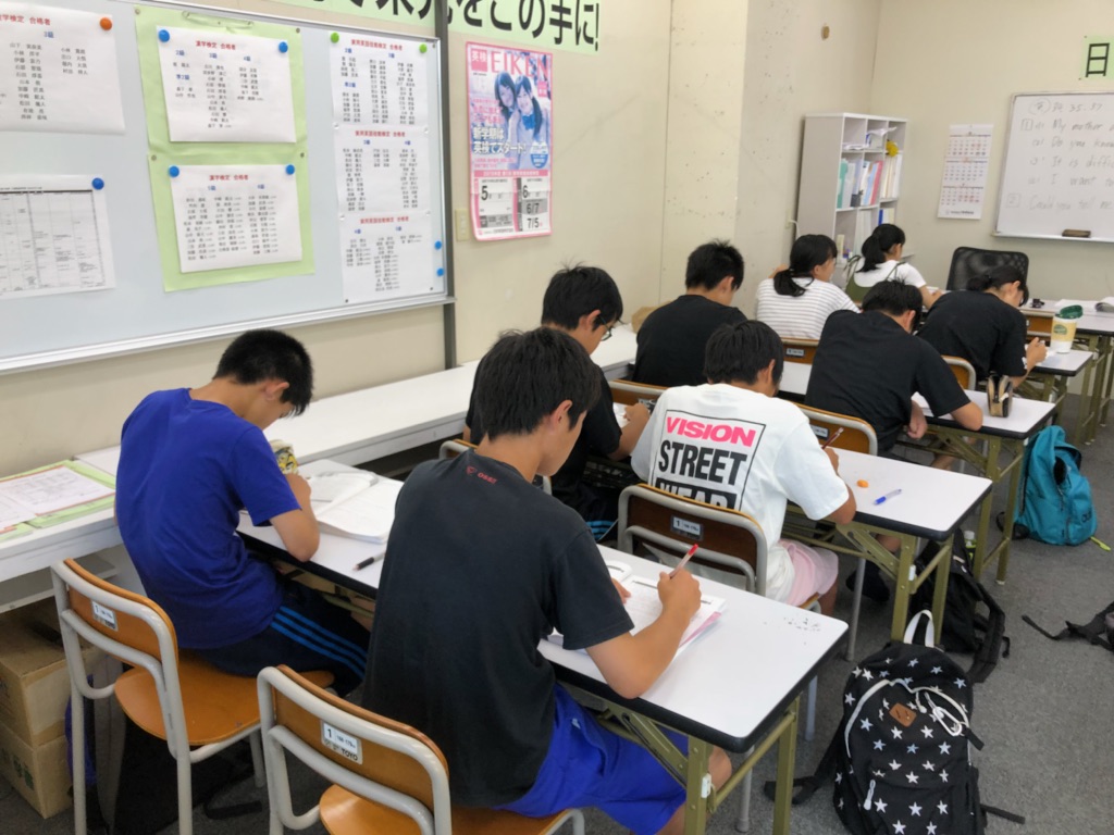 夏期講習、真っただ中！