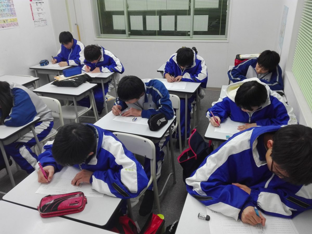 学年末テスト勉強開始（菰野中学校、八風中学校）