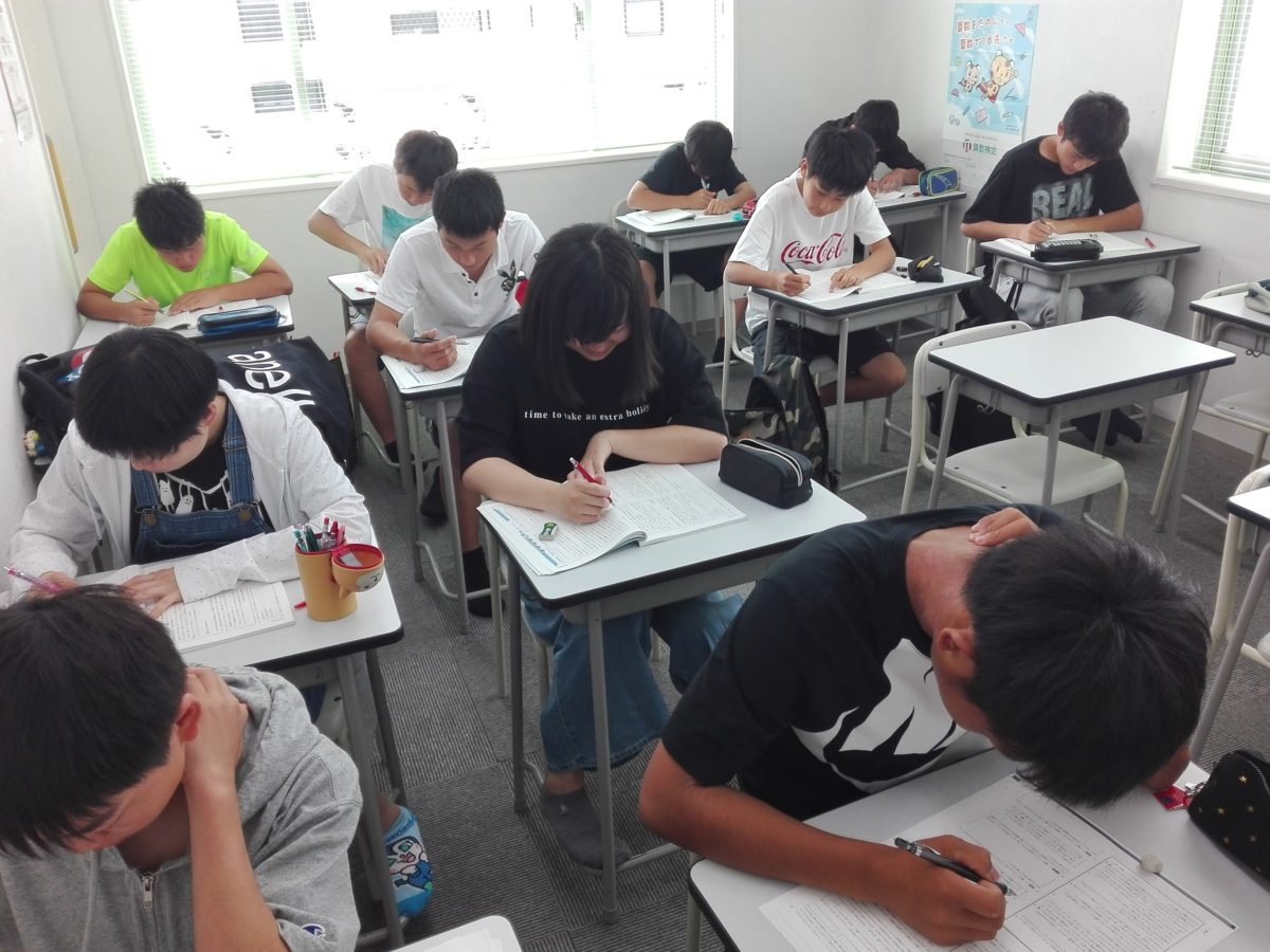 菰野中、八風中一学期期末テスト対策授業