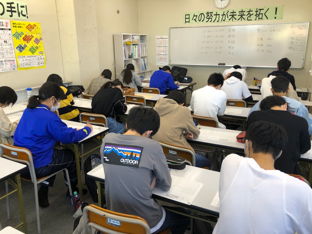 中３生、三重ぜんけん模試実施！