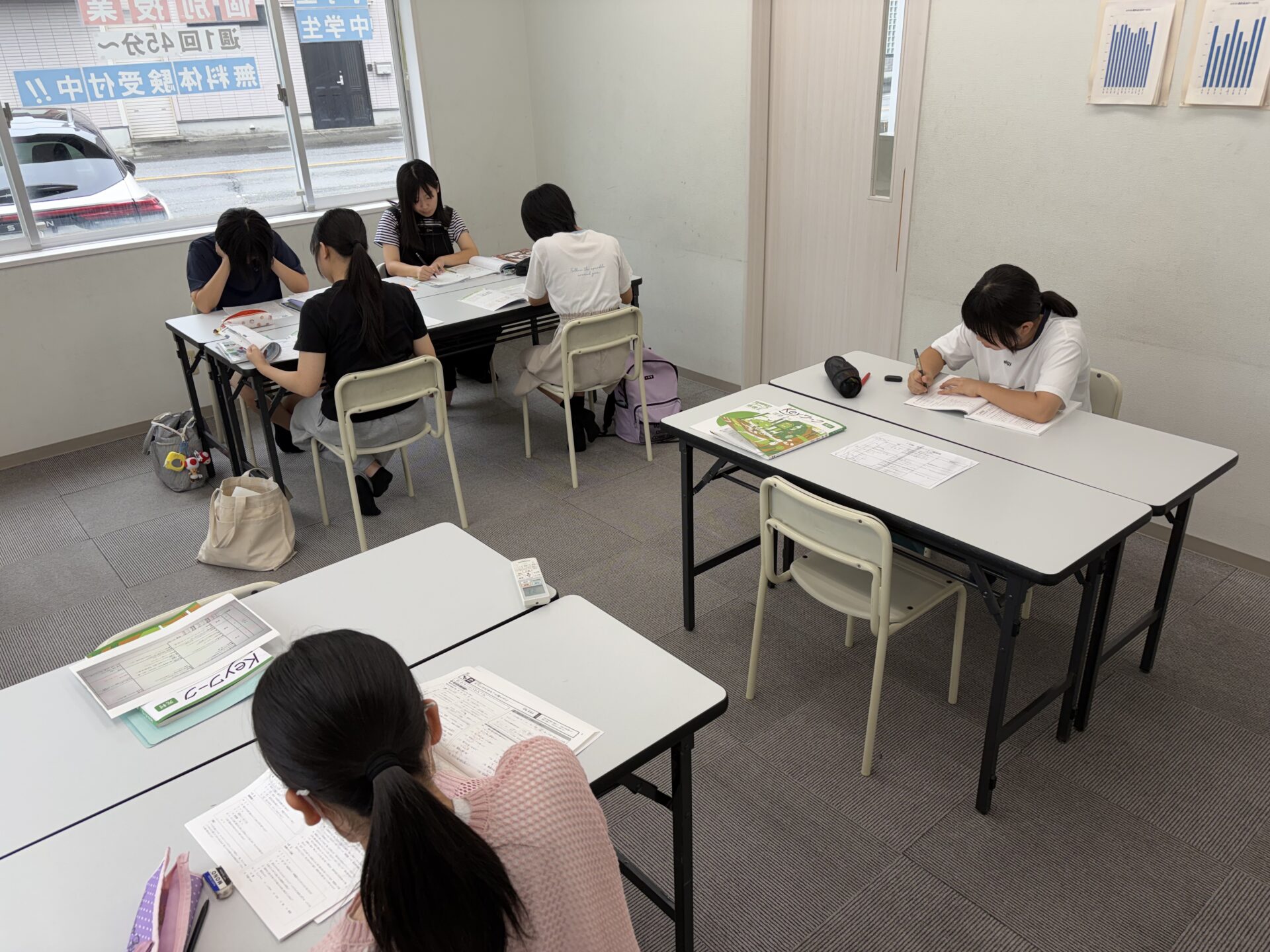 スタディー菰野校、2学期中間テスト対策授業（八風中・桜中）