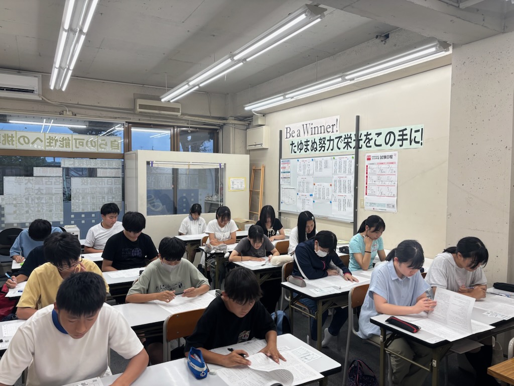 ２学期も積極的な学習を！（スタディー川島校）